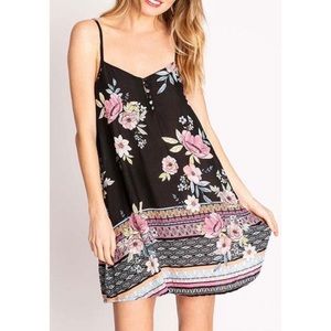 PJ salvage floral night chemise